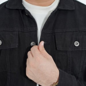 Black Color Denim Jacket